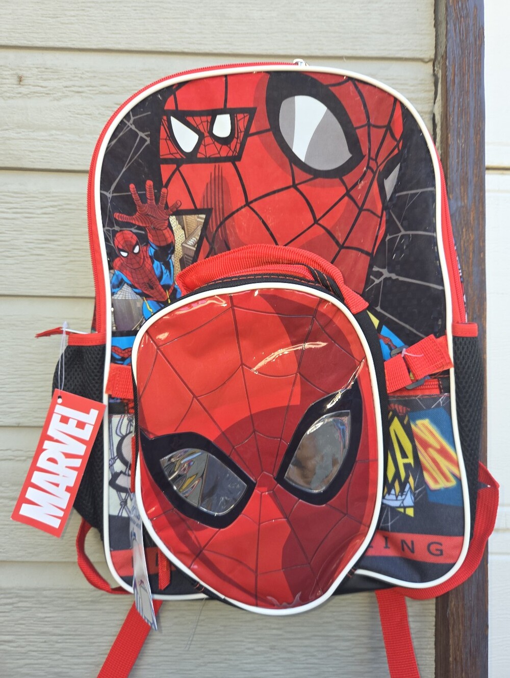 Marvel  Spider-Man Kids Backpack And Lunch Box